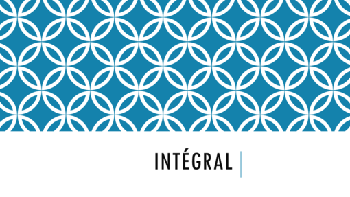 Intégral Intégral