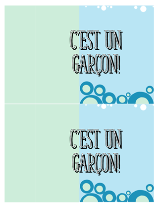 Invitation à une fête prénatale pour un garçon Invitation à une fête prénatale pour un garçon