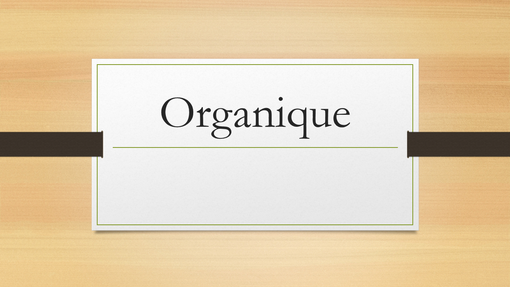 Bois organique foncé Bois organique foncé