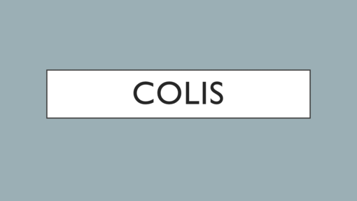 Colis Colis