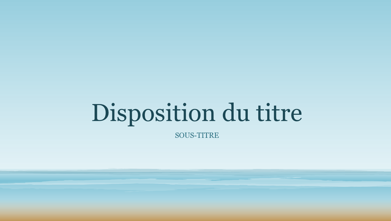 Présentation de peinture sur l’océan (grand écran) Présentation de peinture sur l’océan (grand écran)
