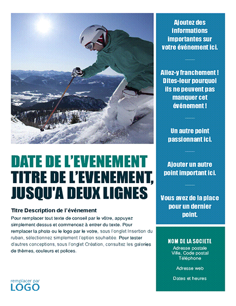Prospectus d’événement saisonnier (hiver) Prospectus d’événement saisonnier (hiver)