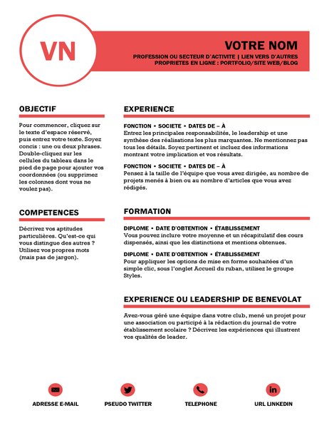 CV soigné, conçu par MOO CV soigné, conçu par MOO