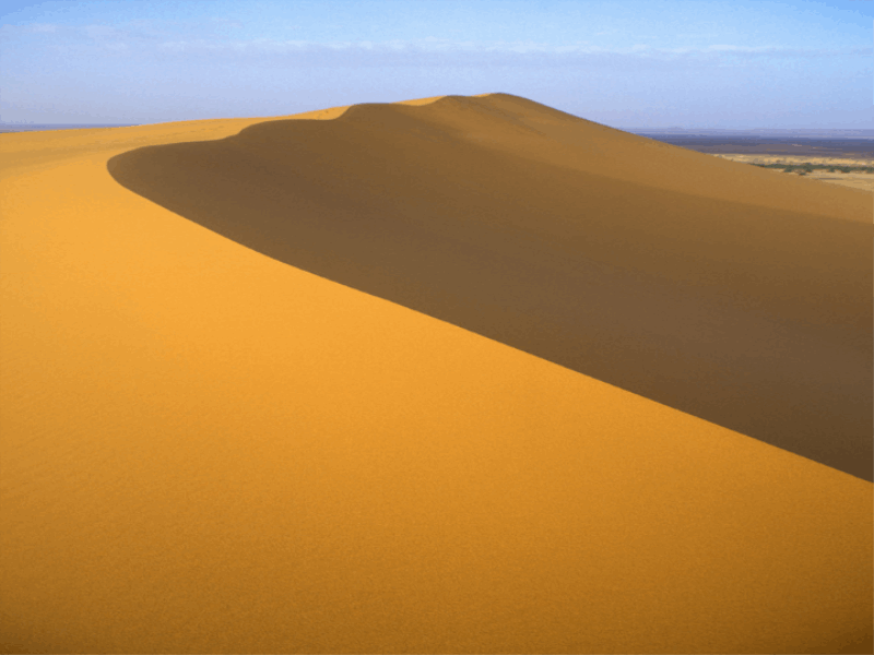 Thème désert - Dune en or