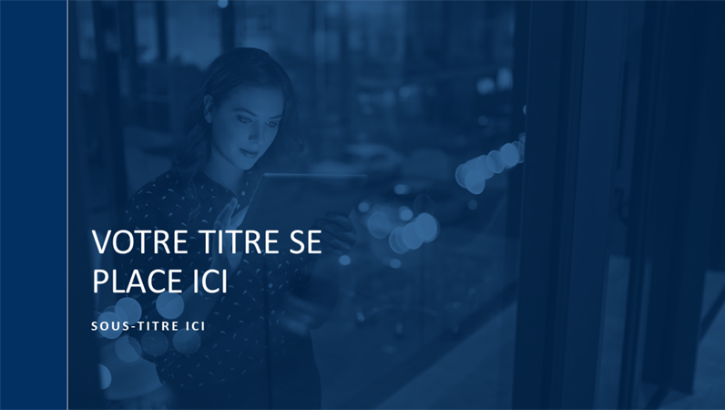 Présentation élaborée et moderne Présentation élaborée et moderne