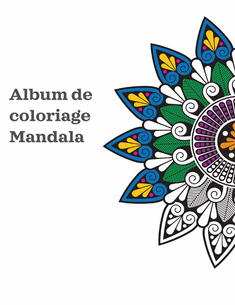 Album de coloriage Mandala