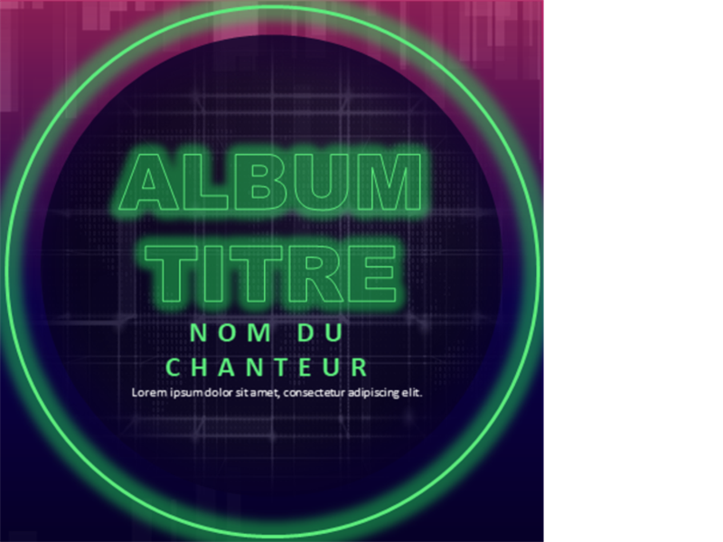 Couverture d’album d’EDM Couverture d’album d’EDM