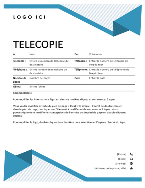 Page de garde de télécopie Fines rayures Page de garde de télécopie Fines rayures