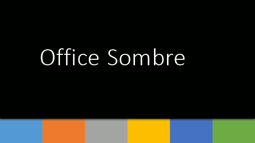 Office sombre