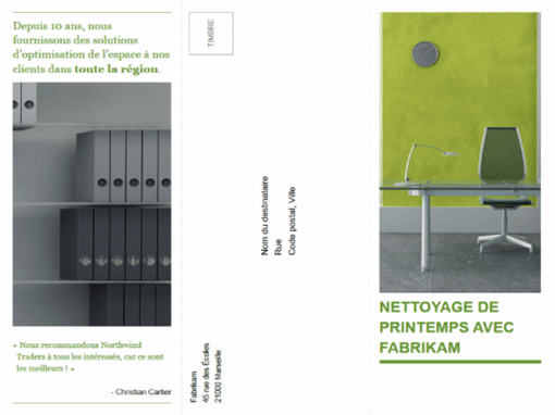 Brochure professionnelle à trois volets (design vert et noir) Brochure professionnelle à trois volets (design vert et noir)