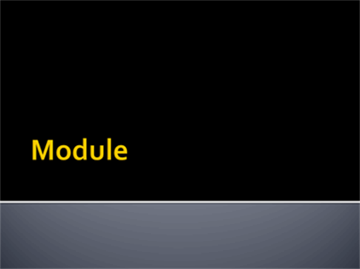 Module Module