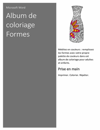 Album de coloriage Formes Album de coloriage Formes