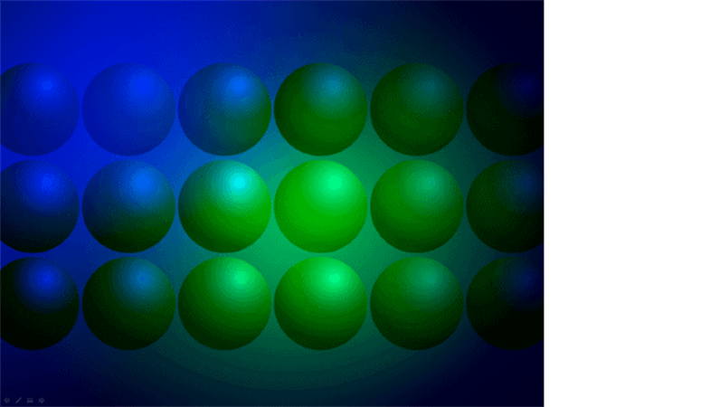 Predložak dizajna Plave i zelene lopte