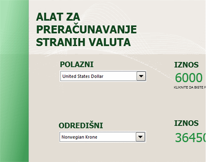 Alat za preračunavanje valuta Alat za preračunavanje valuta