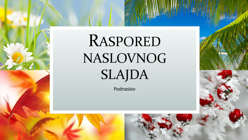 Prezentacija proslave godišnjih doba Prezentacija proslave godišnjih doba