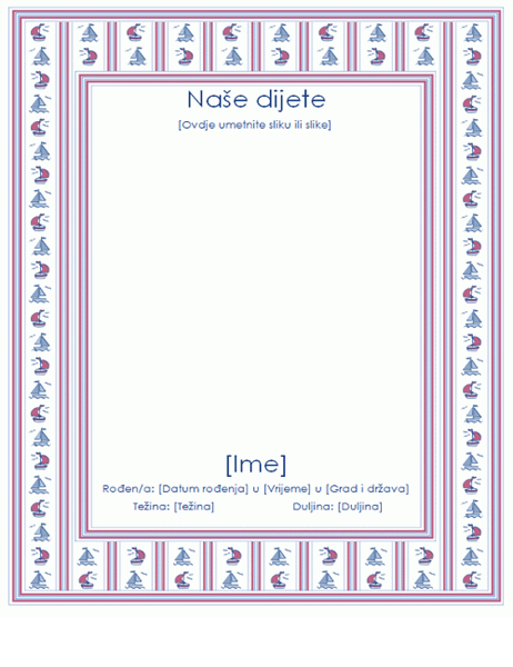 Dječji fotoalbum (za dječaka)