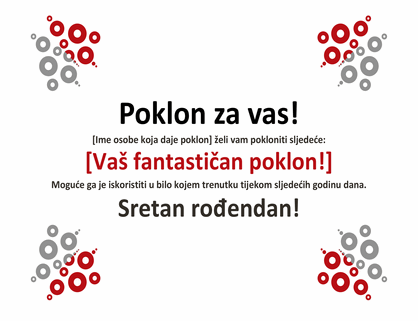 Poklon bon Poklon bon