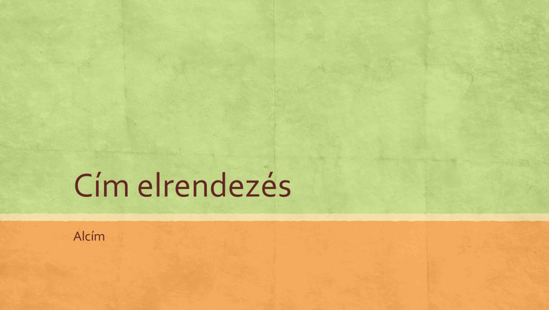 Földszínek bemutató (szélesvásznú) Földszínek bemutató (szélesvásznú)