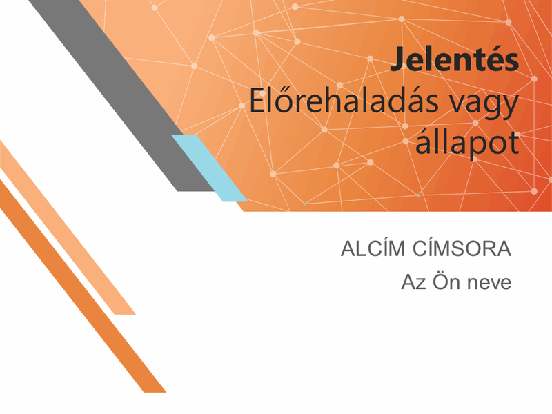 Projekt állapotjelentés Projekt állapotjelentés