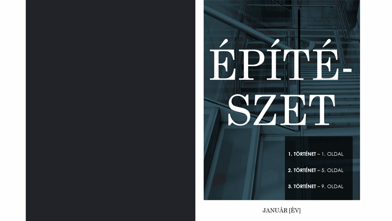 Folyóirat elrendezés