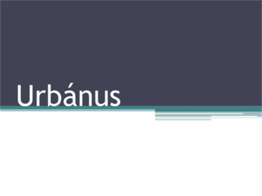 Urbánus Urbánus