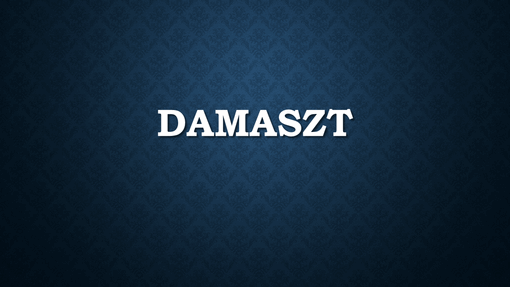 Damaszt