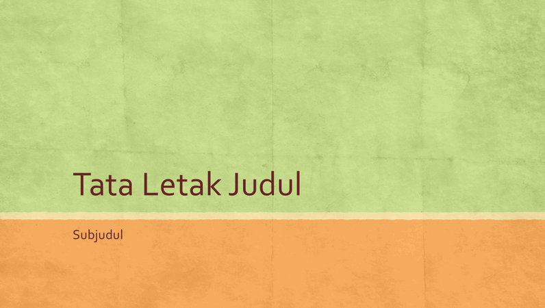 Presentasi nuansa bumi (layar lebar) Presentasi nuansa bumi (layar lebar)
