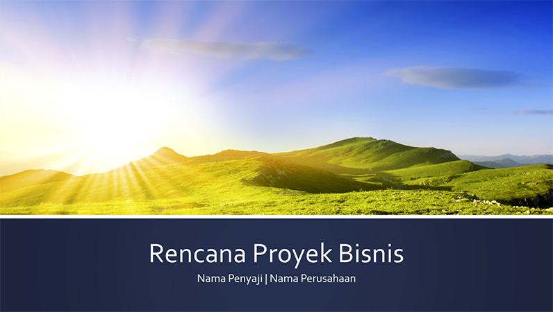Presentasi rencana proyek bisnis (layar lebar) Presentasi rencana proyek bisnis (layar lebar)