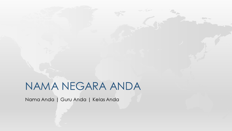 Presentasi laporan negara di dunia Presentasi laporan negara di dunia