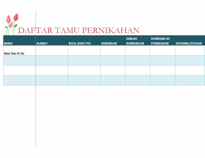 47+ Format buku tamu undangan pernikahan information