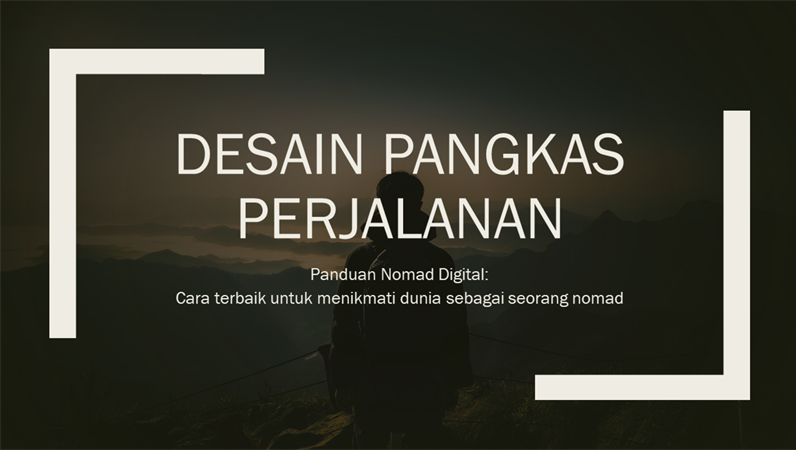 Desain Pangkas Perjalanan Desain Pangkas Perjalanan