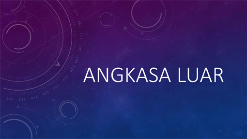 Angkasa Luar Angkasa Luar