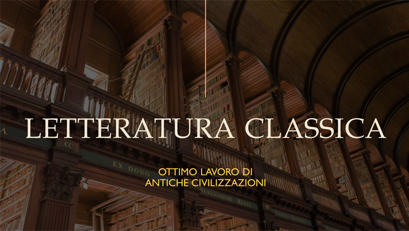 Presentazione didattica con tema libro classico (widescreen) Presentazione didattica con tema libro classico (widescreen)