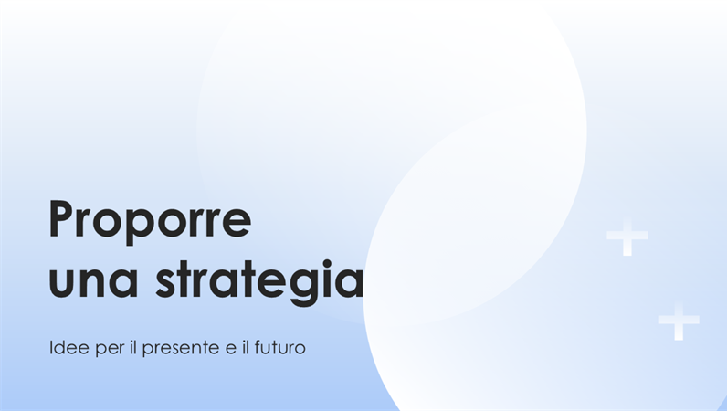 Presentazione della strategia aziendale Presentazione della strategia aziendale