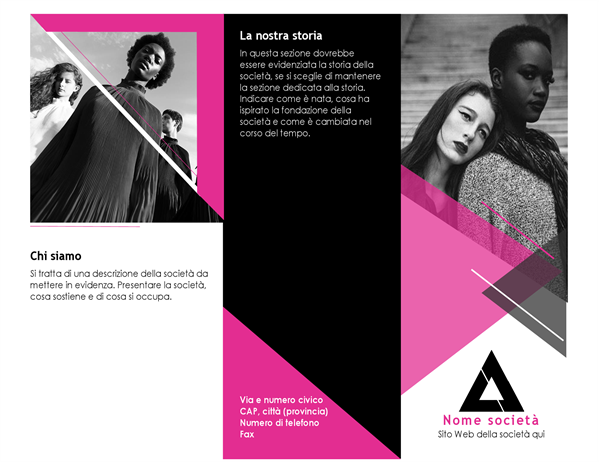 Brochure di moda Brochure di moda