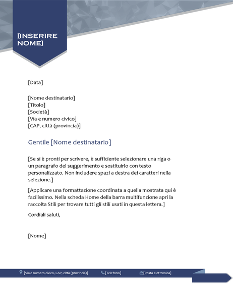 Carta intestata con design freccia Carta intestata con design freccia