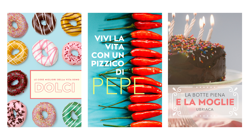 Poster alimentari Poster alimentari
