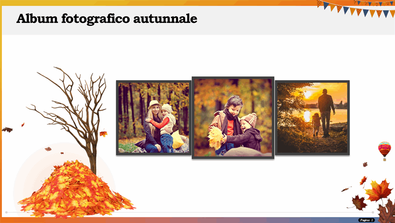 Album fotografico autunnale Album fotografico autunnale
