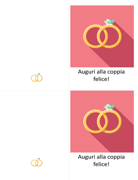 Biglietto di auguri per una festa di fidanzamento Biglietto di auguri per una festa di fidanzamento