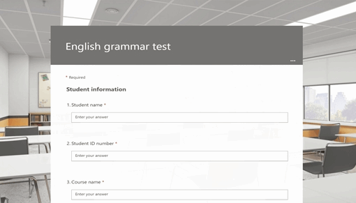 Test grammaticale inglese