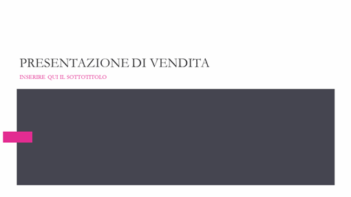 Presentazione di vendita semplice e minimalista Presentazione di vendita semplice e minimalista