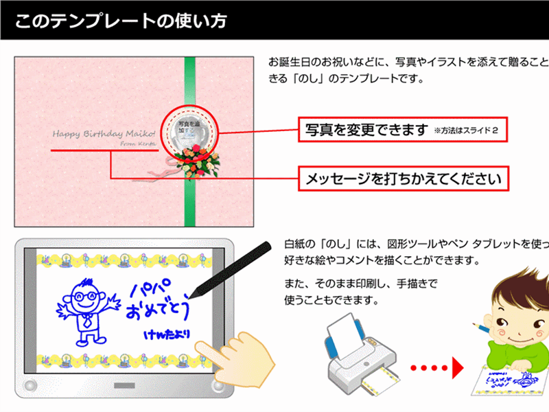 のし紙 誕生日