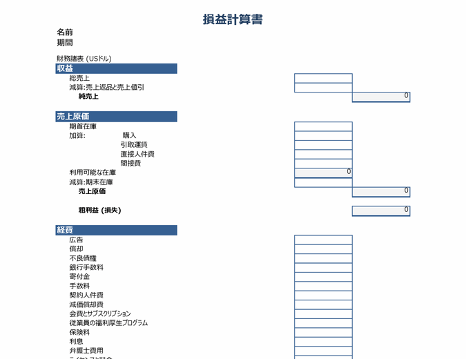 損益 Office Com