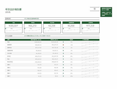 年次会計報告書