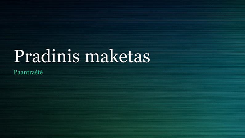 Žalio nelygaus metalo spalvos pateiktis (plačiaekranė) Žalio nelygaus metalo spalvos pateiktis (plačiaekranė)