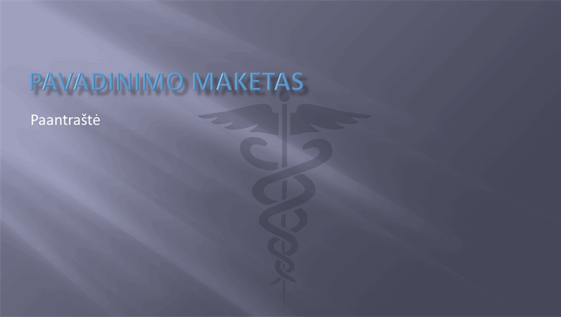 Medicinos srities pateikties dizaino skaidrės Medicinos srities pateikties dizaino skaidrės
