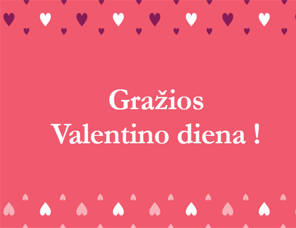 Valentino dienos atvirukas (dukart perlenktas) Valentino dienos atvirukas (dukart perlenktas)