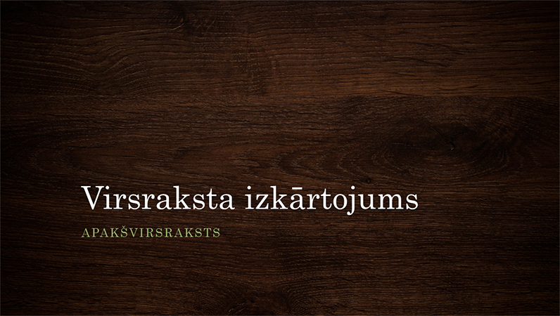 Prezentācija par dabu ar koksnes šķiedru attēlojošu noformējumu (platekrāna) Prezentācija par dabu ar koksnes šķiedru attēlojošu noformējumu (platekrāna)