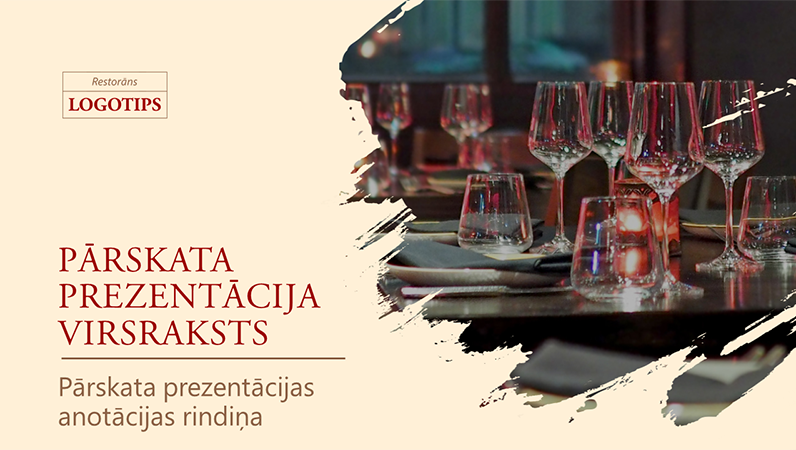 Restorāna pārskata prezentācija Restorāna pārskata prezentācija