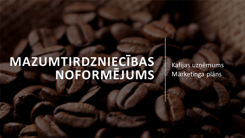 Mazumtirdzniecības biznesa noformējums Mazumtirdzniecības biznesa noformējums